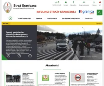 Strazgraniczna.pl(Straż Graniczna) Screenshot