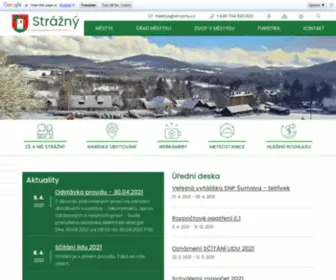 Strazny.cz(Městys Strážný) Screenshot
