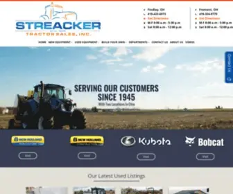 Streackertractor.com(Streacker Tractor Sales) Screenshot
