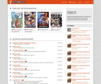 Stream-VF.com(Streaming One Piece regarder les épisodes anime VF ET VOSTFR) Screenshot