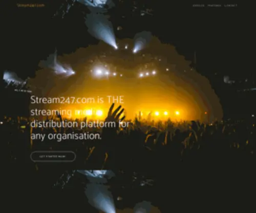 Stream247.com(Media streaming for any organisation) Screenshot