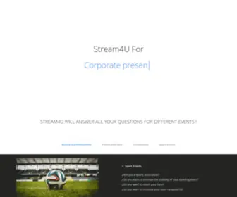 Stream4U.net(Professional live streaming) Screenshot