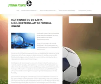 Streamafotboll.com(Streama Fotboll Gratis) Screenshot