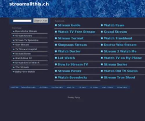 Streamallthis.ch(Streamallthis) Screenshot