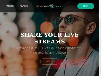 StreamCDN.to(Share your live streams) Screenshot