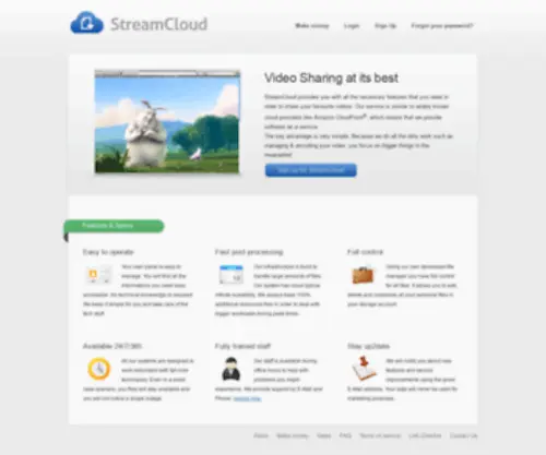 Streamcloud.eu(Easy way to share your files) Screenshot