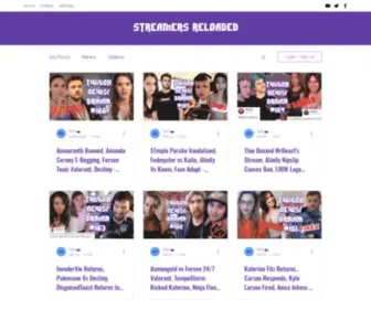 Streamers-Reloaded.com(Streamers Reloaded) Screenshot