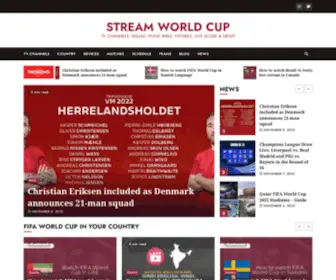 StreamfifaWorldcup.com(Stream FIFA World Cup) Screenshot