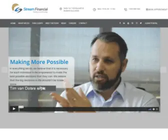 Streamfinancial.com.au(Financial Planner Sunshine Coast) Screenshot