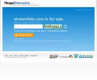 Streamfolio.com(Streamfolio) Screenshot