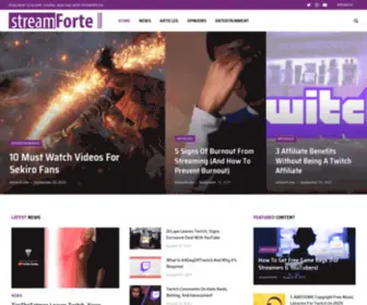 Streamforte.com(Empower yourself) Screenshot