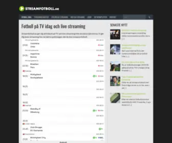 Streamfotboll.se(Här) Screenshot