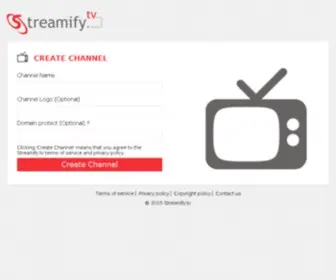 Streamify.tv(Live streaming made easy) Screenshot