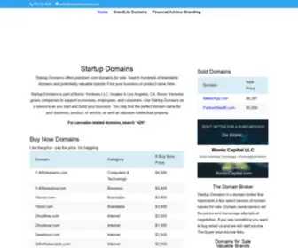 Streaming-List.com(Startup Domains) Screenshot