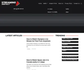 Streamingdigitally.com(Streaming Digitally) Screenshot