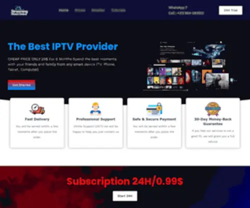 Streamingonlinewatch.com(The Best IPTV Subscription Provider) Screenshot