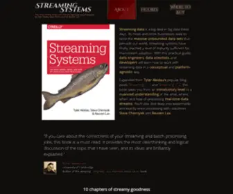 Streamingsystems.net(Streaming Systems Book) Screenshot