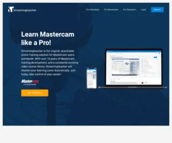 Streamingteacher.com(Mastercam Training & Mastercam Tutorials Online) Screenshot