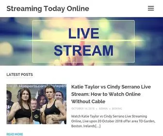 Streamingtoday24.com(Streaming Today Online) Screenshot