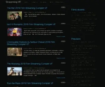 StreamingVf.website(StreamingVf website) Screenshot