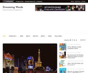 Streamingwords.com(Streaming Words) Screenshot
