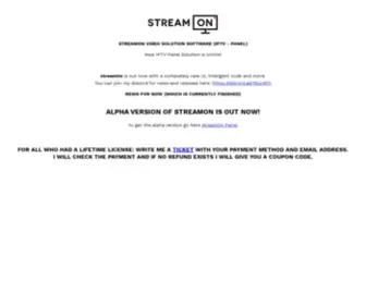 Streaminy.com(Streaminy Streaming Software) Screenshot