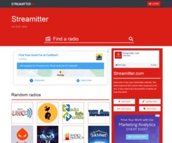 Streamitter.com(We love radio) Screenshot