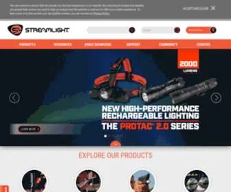 Streamlight.com(Streamlight Tactical & Safety Rated Flashlights & Headlamps) Screenshot