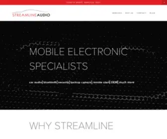 Streamline-Audio.com(Streamline Audio) Screenshot
