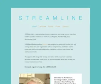 Streamline-LA.com(S T R E A M L I N E) Screenshot