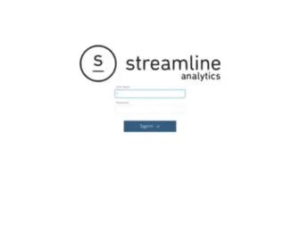 Streamlineanalytics.com(Streamlineanalytics) Screenshot
