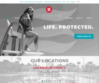 Streamlinehealth.com(Lifeguard Certification) Screenshot