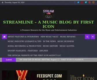 Streamlinemusicblog.com(StreamLINE Music Blog) Screenshot