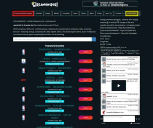 Streamonsport.to(Foot streaming) Screenshot