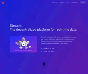 Streamr.network(The decentralized platform for real) Screenshot