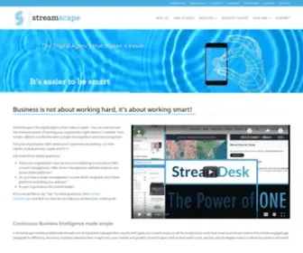 Streamscape.com.au(Mobile websites and business systems) Screenshot