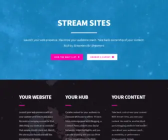 Streamsites.xyz(Built by Streamers for Streamers) Screenshot