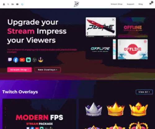 Streamskins.net(Stream Skins) Screenshot
