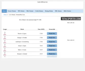 Streamspass.com(Streams Pass) Screenshot