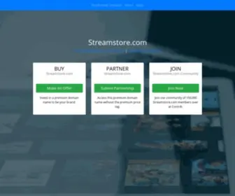 StreamStore.com(StreamStore) Screenshot