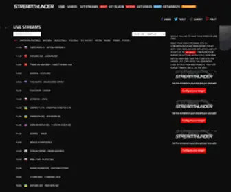 Streamthunder.org(Live Stream Sports) Screenshot