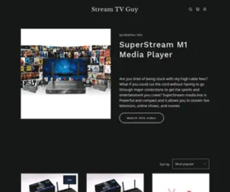 Streamtvguy.com(Stream TV Guy) Screenshot