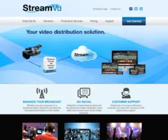 Streamvu.com(StreamVu Inc) Screenshot