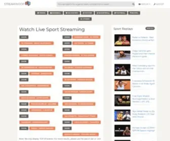 Streamwoop.net(Watch free live sport streaming online) Screenshot
