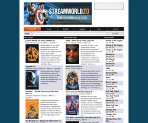 Streamworld.ws(Kostenlos Filme und Serien in HD online anschauen) Screenshot
