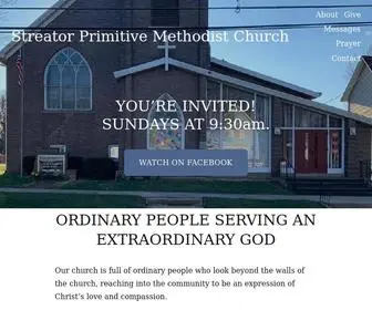 Streatorpmchurch.org(Streator Primitive Methodist Church) Screenshot