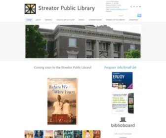 Streatorpubliclibrary.org(Streator Public Library) Screenshot