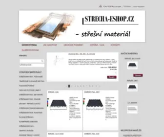 Strecha-Eshop.cz(Prodej střešních materiálu) Screenshot