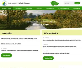 Strednihana.cz(Mikroregion) Screenshot