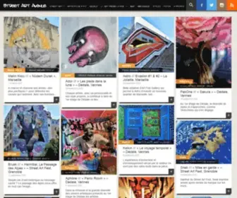 Street-ART-Avenue.com(Actualité de l'Art Urbain et des Street Artistes) Screenshot